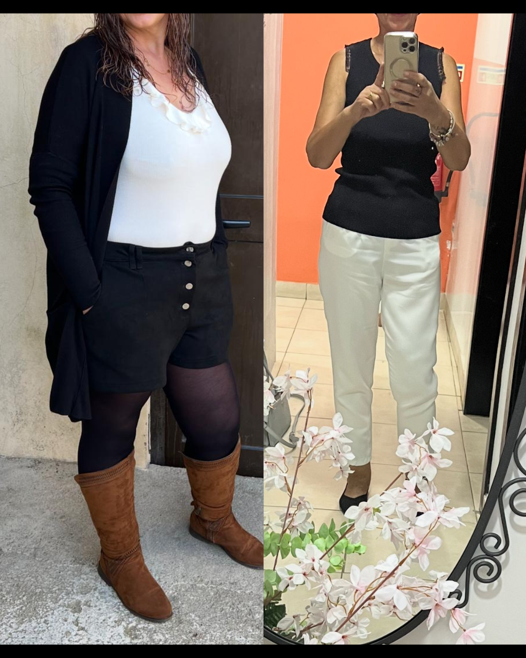 Antes e depois de cliente 4